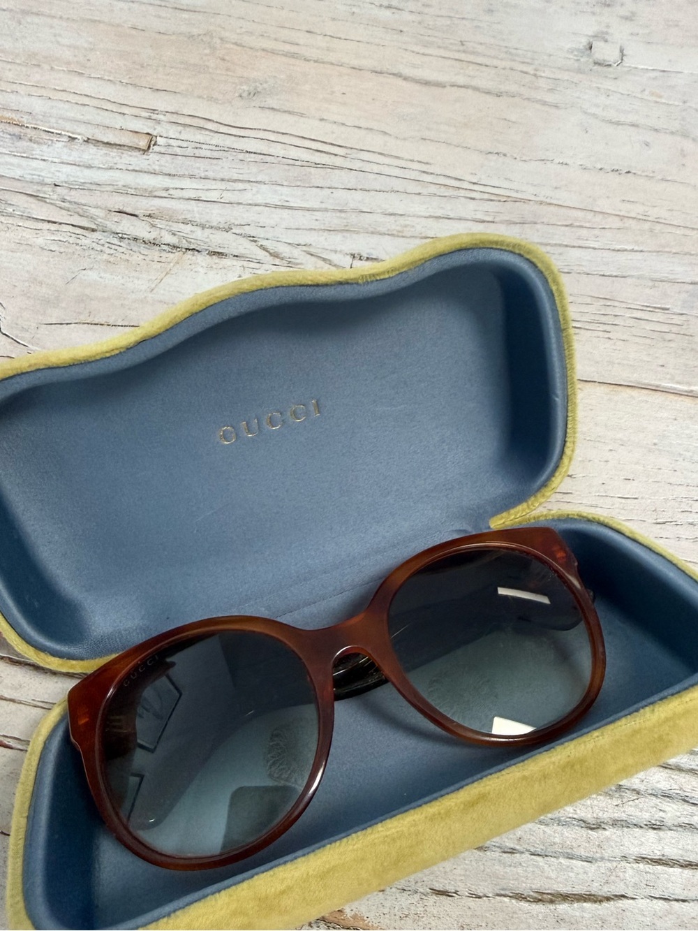 Gucci Women’s Sunglass Frames GG0035SN Green/Red Web Stripe - Picture 9 of 9